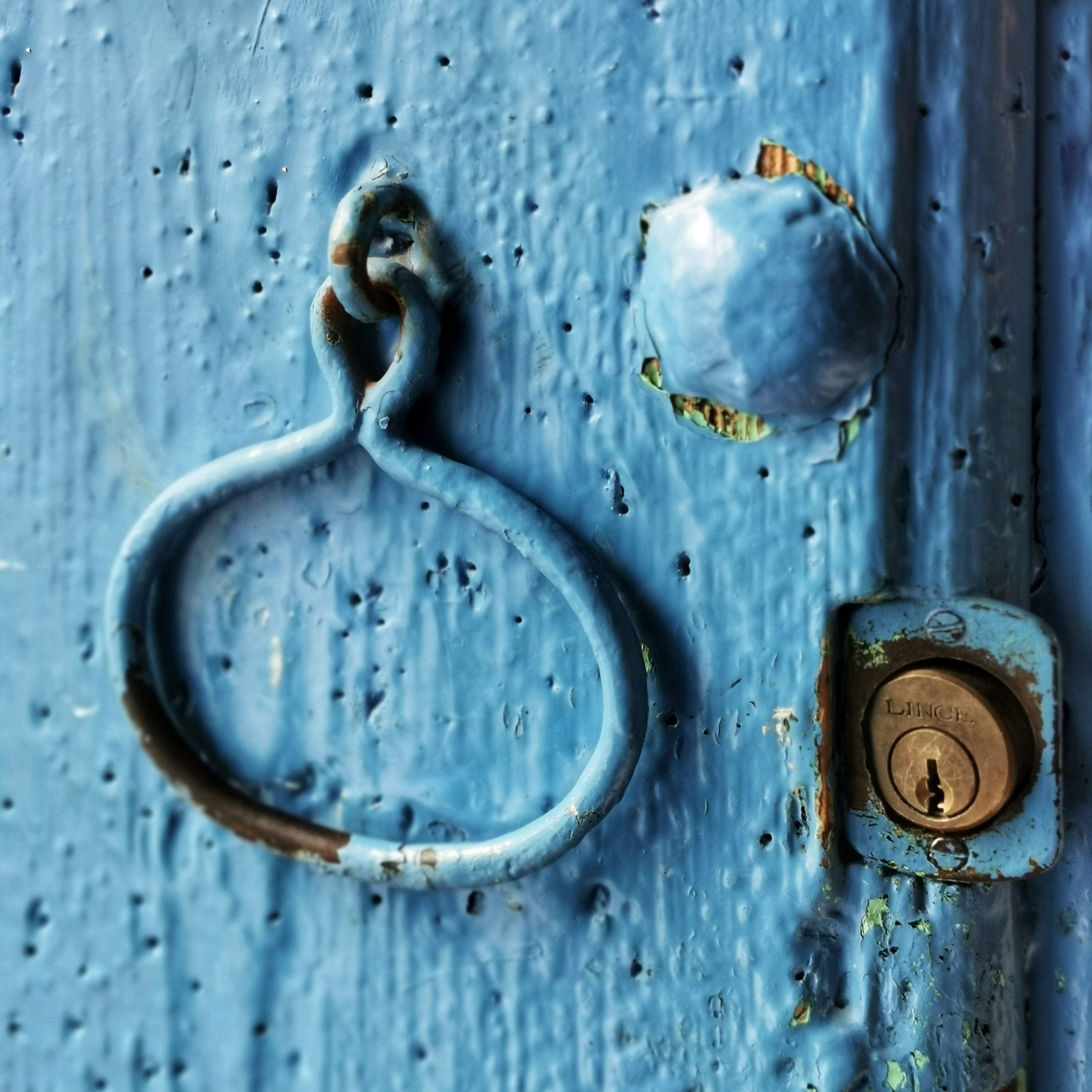 Handle on an old Andalucian door
