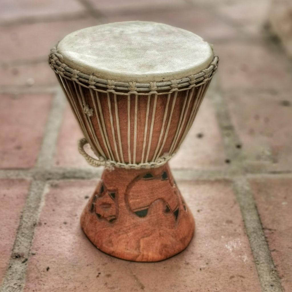 Some people use drums like these as a method of communication.