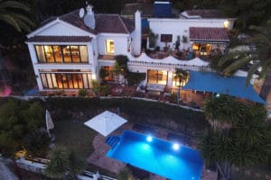 Photo from above of a private house in Mijas by Jason Elliott